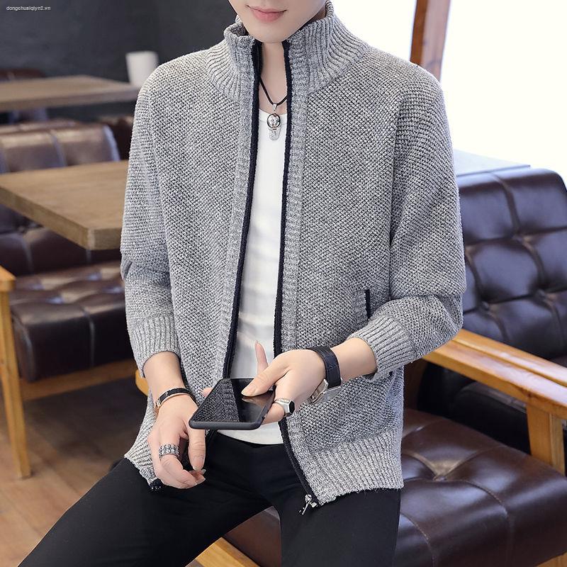 Áo khoác cardigan dệt kim thời trang thu đông dành cho nam