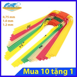 Dây ná cao su 2 lớp cao cấp, thun ná cao su 2 lớp siêu cấp Trung Đức Fhishing PK20