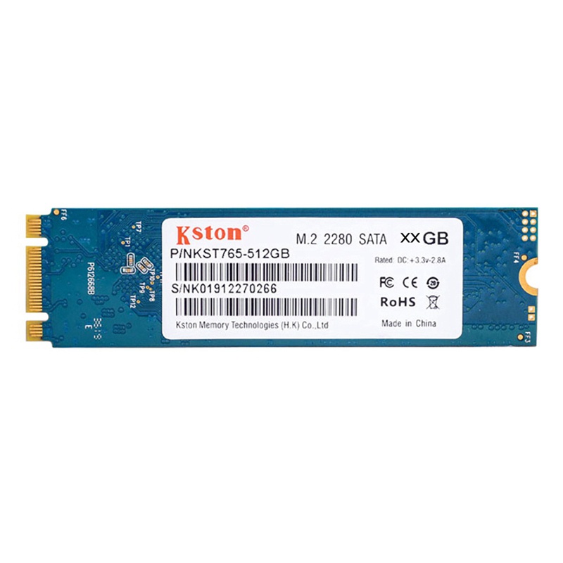 Kston 64GB SSD M.2 NGFF 2280 SATA 6Gb/S 3D NAND TLC 500MB/S Notebook Desktop Internal Solid State Drive | WebRaoVat - webraovat.net.vn