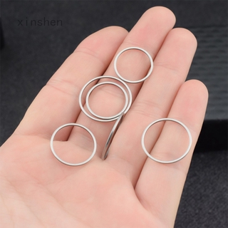 Set 4 Nhẫn Thép Không Gỉ Khắc Chữ V Bts V
