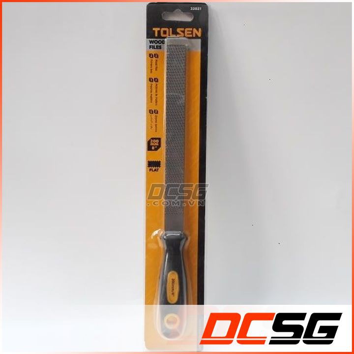 Giũa gỗ bảng 200mm Tolsen 32021