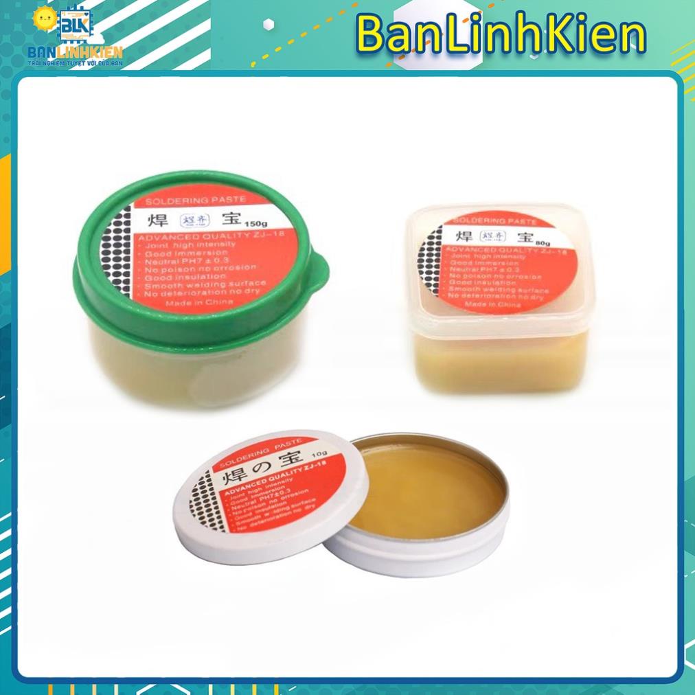 Mỡ hàn hỗ trợ hàn mạch ZJ-18/ hỗ trợ hàn mạch dán/ khò linh kiện