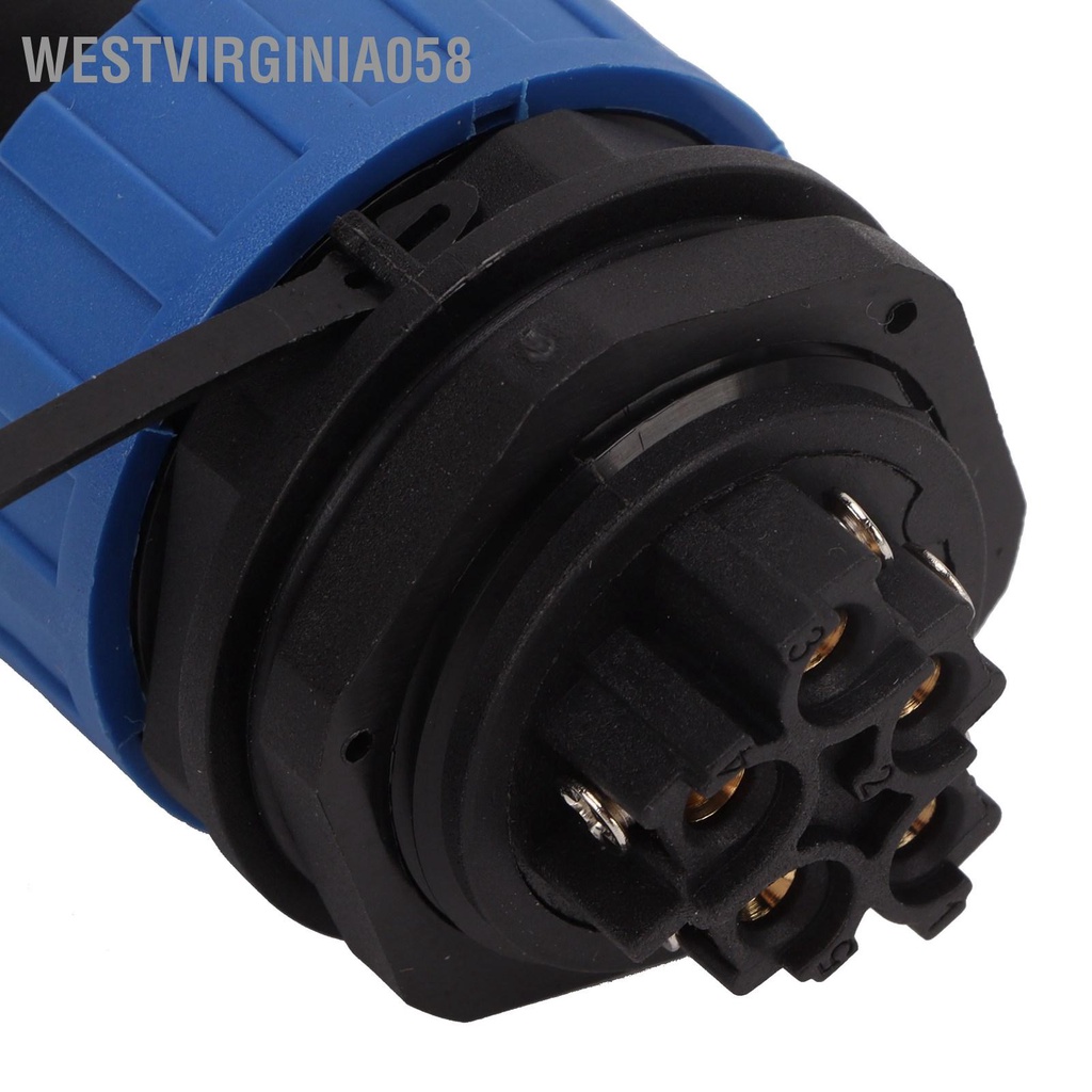 Đầu Nối Ổ Cắm 380V 45A Chống Nước Không Hàn Điện Trở Lại