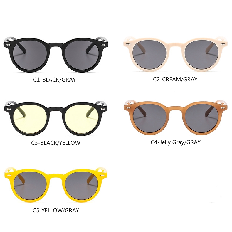 Kính Mát Tròn Phong Cách Retro Hàn Quốc 2020