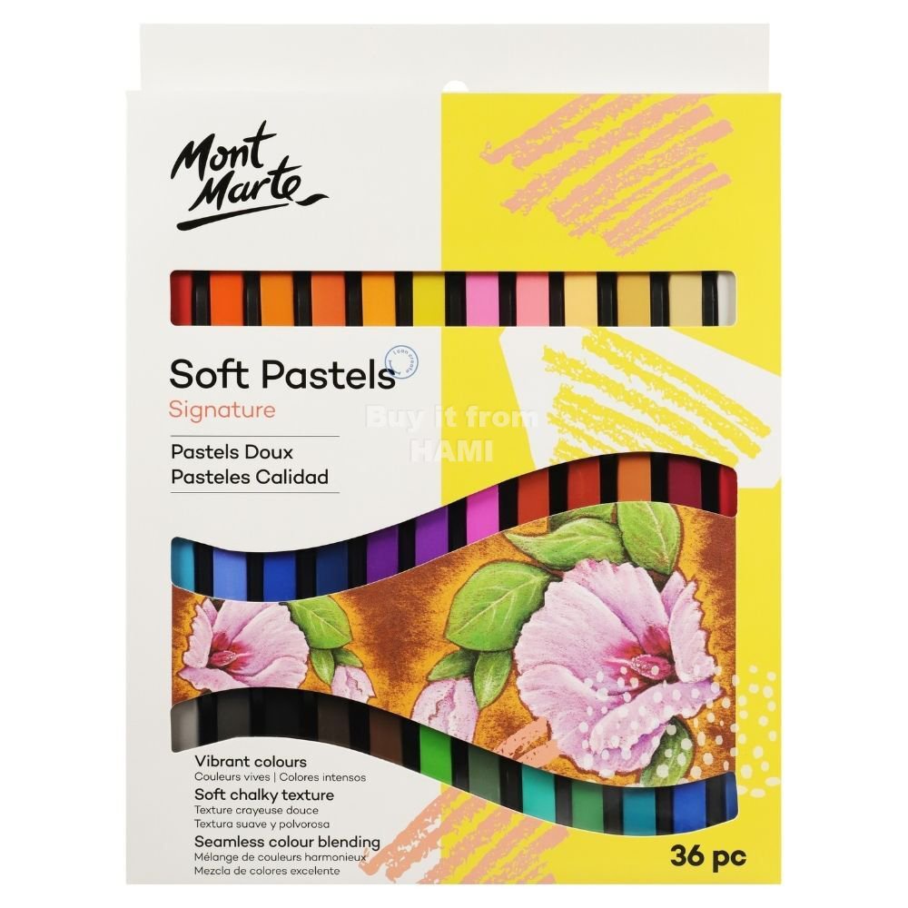 Phấn tiên Mont Marte, Soft Pastels Mont Marte 12 màu/36 màu