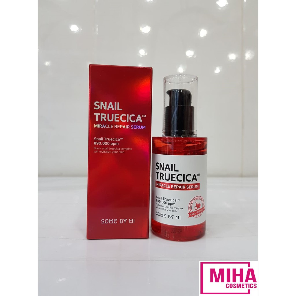 Tinh Chất Giảm Thâm Mờ Sẹo Some By Mi Snail Truecica Miracle Repair Serum 50ml Hàn Quốc
