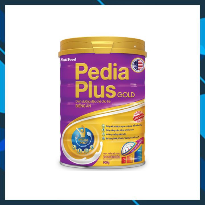 Sữa Pedia Plus Gold 900g -Dành trẻ biếng ăn Nutifood