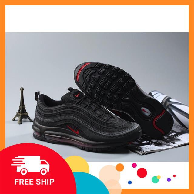 [SALE + FREESHIP] Giày thể thao nam nữ Nike Air Max 97 OG Black/ Red