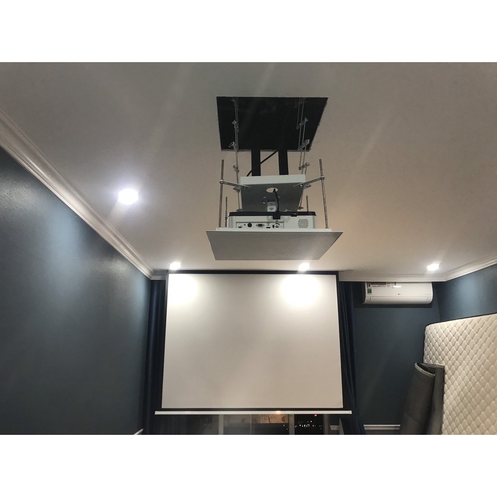 MÀN CHIẾU ĐIỆN ÂM TRẦN 100 INCH 16:10 - 2,15M X 1,35M