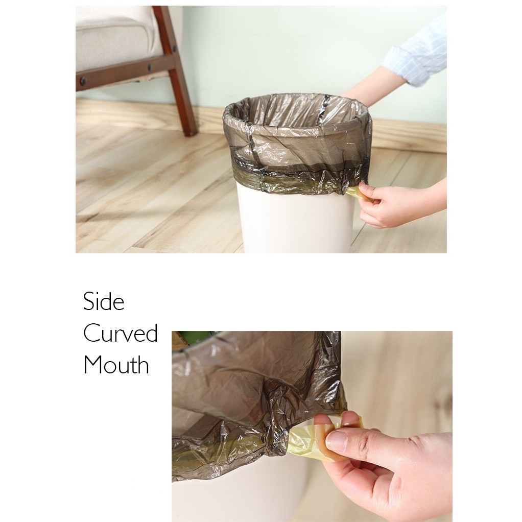 15 Cái / cuộn Dây rút dày cầm tay  Túi đựng rác dây rút