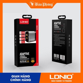 Bộ sạc 2.4A 2 cổng LDNIO A2206