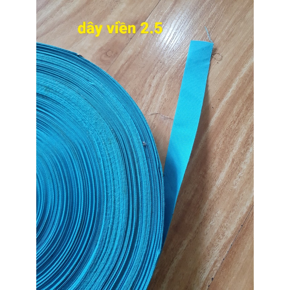 Cuộn 10 m - dây viền 2.5cm may balo, cặp túi, may viền