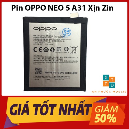 Pin OPPO A31 / Neo 5 - BLP593