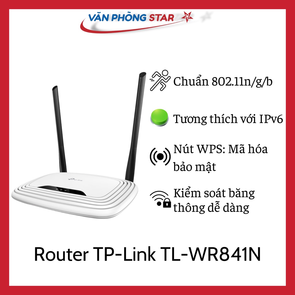 Bộ phát Wifi router TP-Link WR841N