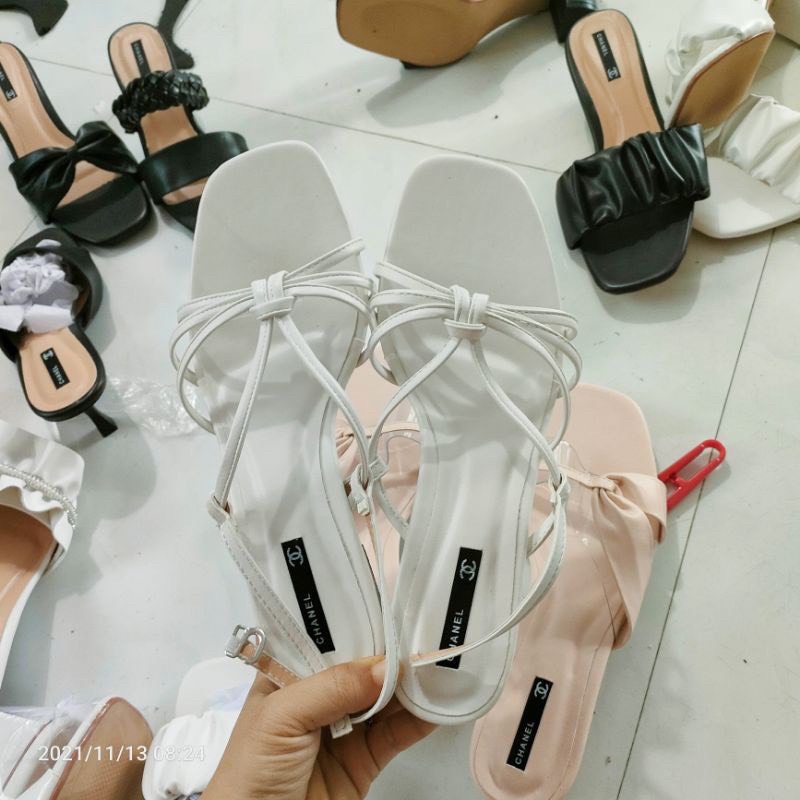 DÉP CAO GÓT CHẠY VAI DÂY - Hình Thật - Big Size