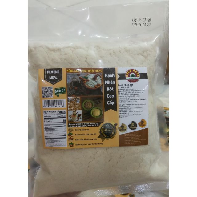 500g bột hạnh nhân chuẩn Mỹ (làm bánh keto)