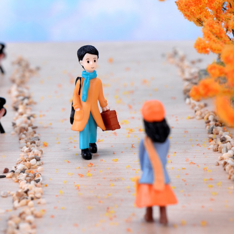 Set 2 Mô Hình Cặp Đôi Trang Trí Sân Vườn