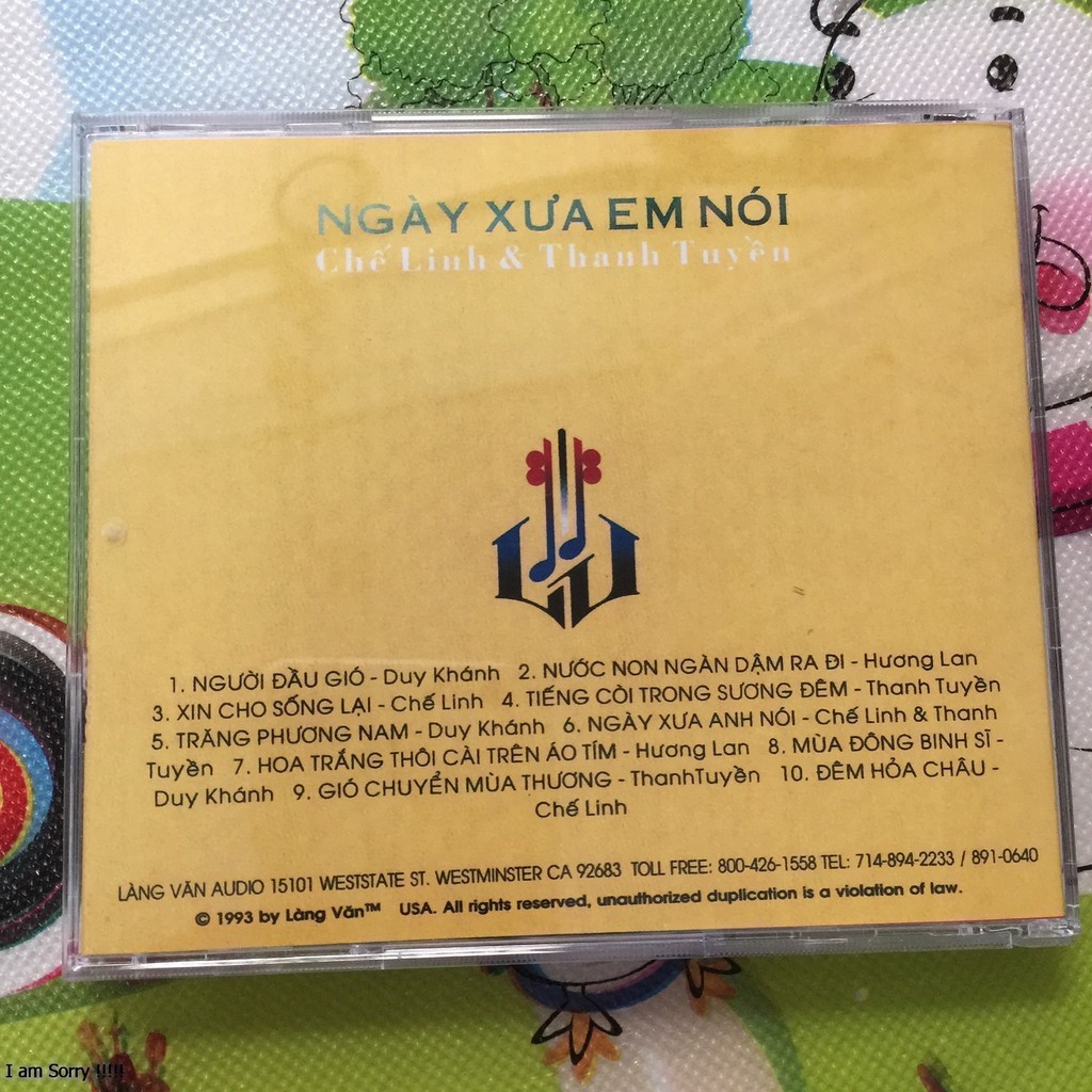 Bộ 5 CD nhạc vàng Chế Linh Thanh Tuyền