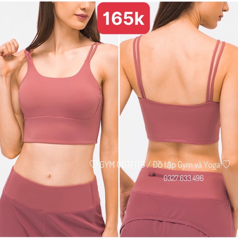 Áo tập yoga gym nữ cao cấp đồ tập lululemon Xả Hàng bra, tank 2023 giá rẻ chất lượng.