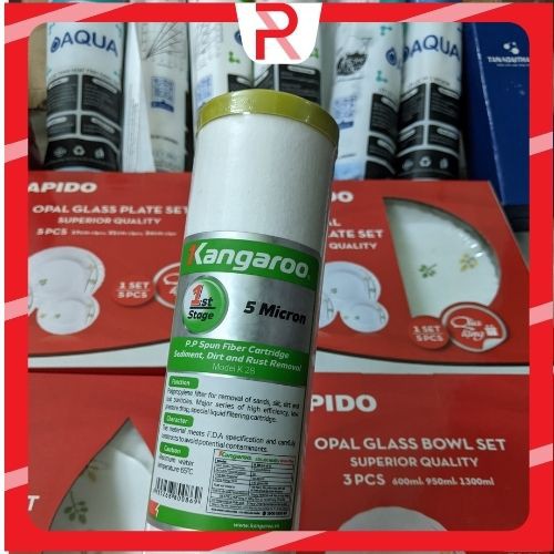 [TRỢ GIÁ] Lõi lọc nước KANGAROO chính hãng số 3 PP 5 Micro cao cấp