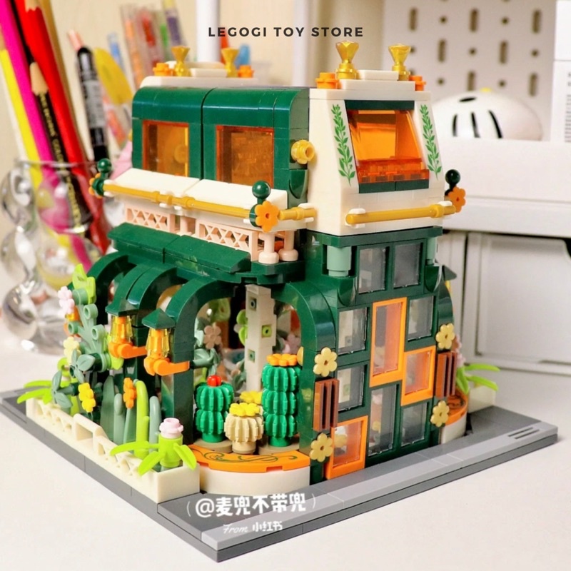 Đồ chơi xếp hình Legogi BOTANICAL GARDEN JAKI 867 mảnh ghép mô hình lắp ghép