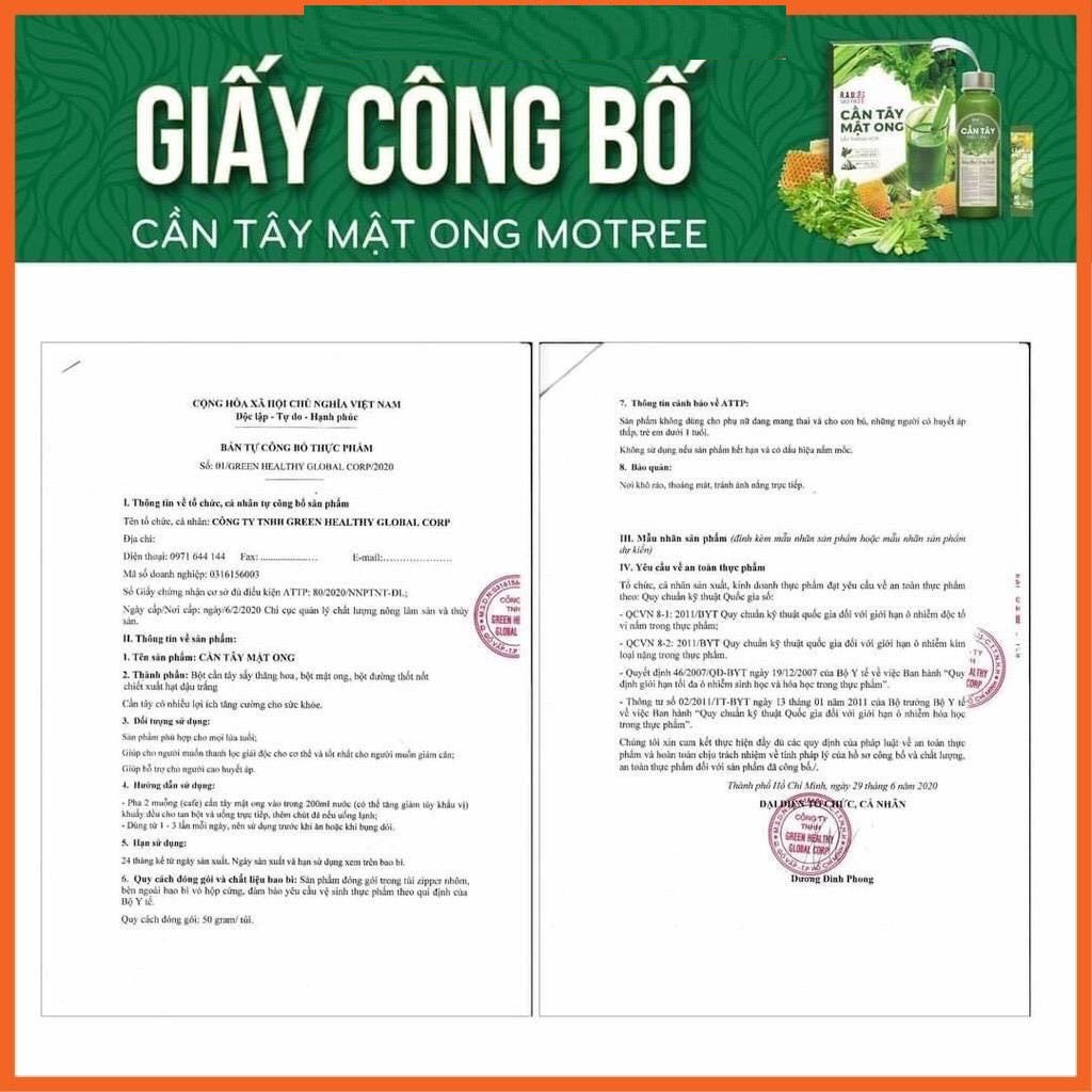 (HÀNG CHUẨN CÔNG TY) Cần tây mật ong,  bột cần tây 1 hộp 14 gói khỏe dánh đẹp da chống lão hóa