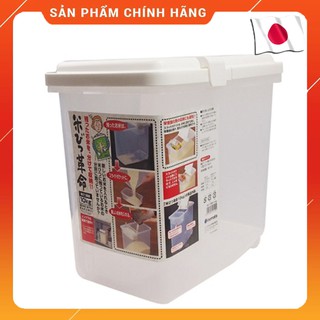Thùng gạo 10kg nắp bật có bánh xe 21.7 × 36.9 x cao 31.5cm