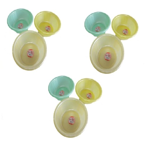 Daiso Chậu Đựng Nước Nóng Fine Wash Ball Diameter27Cm High10Cm