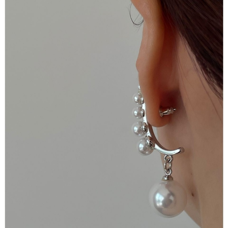 Khuyên Tai Nữ Đính Ngọc Trai Kiểu Dáng Thanh Lịch