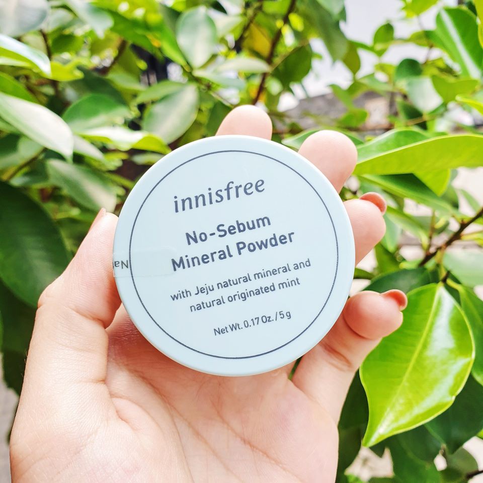 Phấn Phủ Kiềm Dầu Innisfree No Sebum Mineral Powder 5g [ Hương Bạc Hà ]