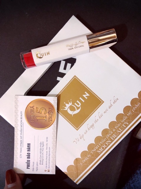 Son siêu lỳ Quin- Không Chì- Không thuỷ ngân- Dành cho bà bầu ( Sale lô son con trai làm rách vỏ) | BigBuy360 - bigbuy360.vn