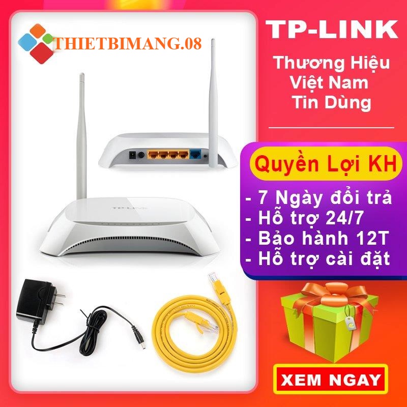 Bộ Phát Sóng Wifi TPLINK TL-WR720N Chuẩn N tốc độ 150Mbps - Wifi TPLINK 720N hàng chính hãng (Cũ)