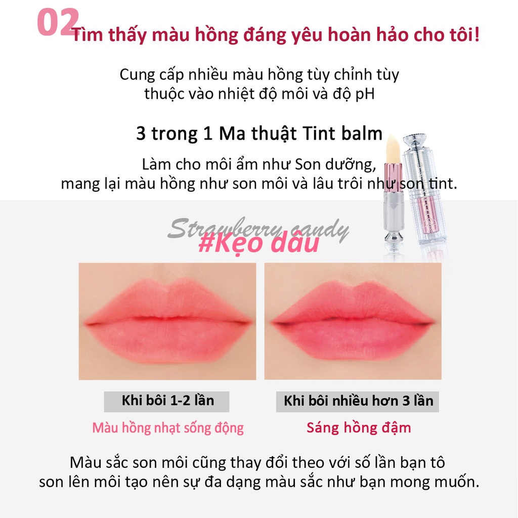 Son Dưỡng Đa Năng DIBLANC Sweetheart Tint stick 3in1