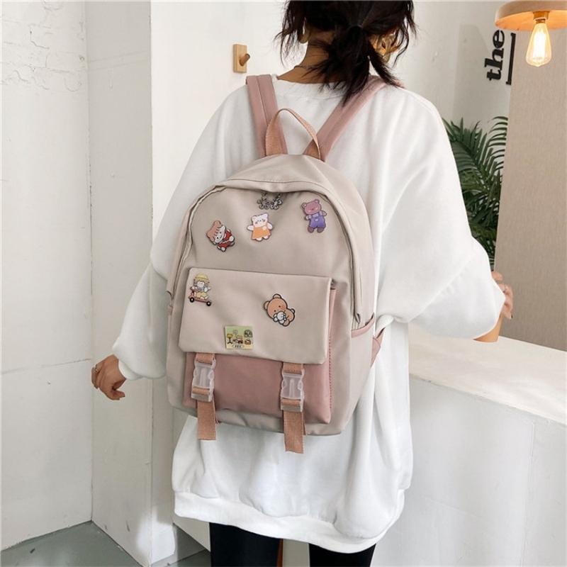 Balo nữ đi học du lịch thời trang đẹp dễ thương cá tính cute giá rẻ OLUKA STORE BL031