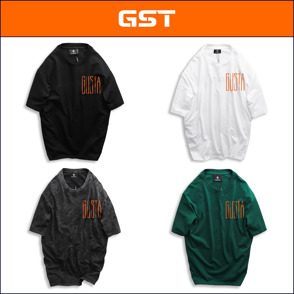 Áo Thun Local Brand GST in hình phông nam nữ tay lỡ form rộng