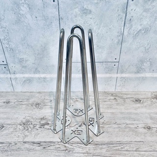 Chân Bàn Hairpin Inox 201 cao 40cm làm bàn trà, bàn sofa