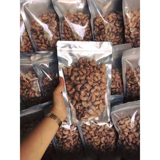 500g/1Kg Hạt Điều Rang Muối Còn Vỏ Lụa Bình Phước