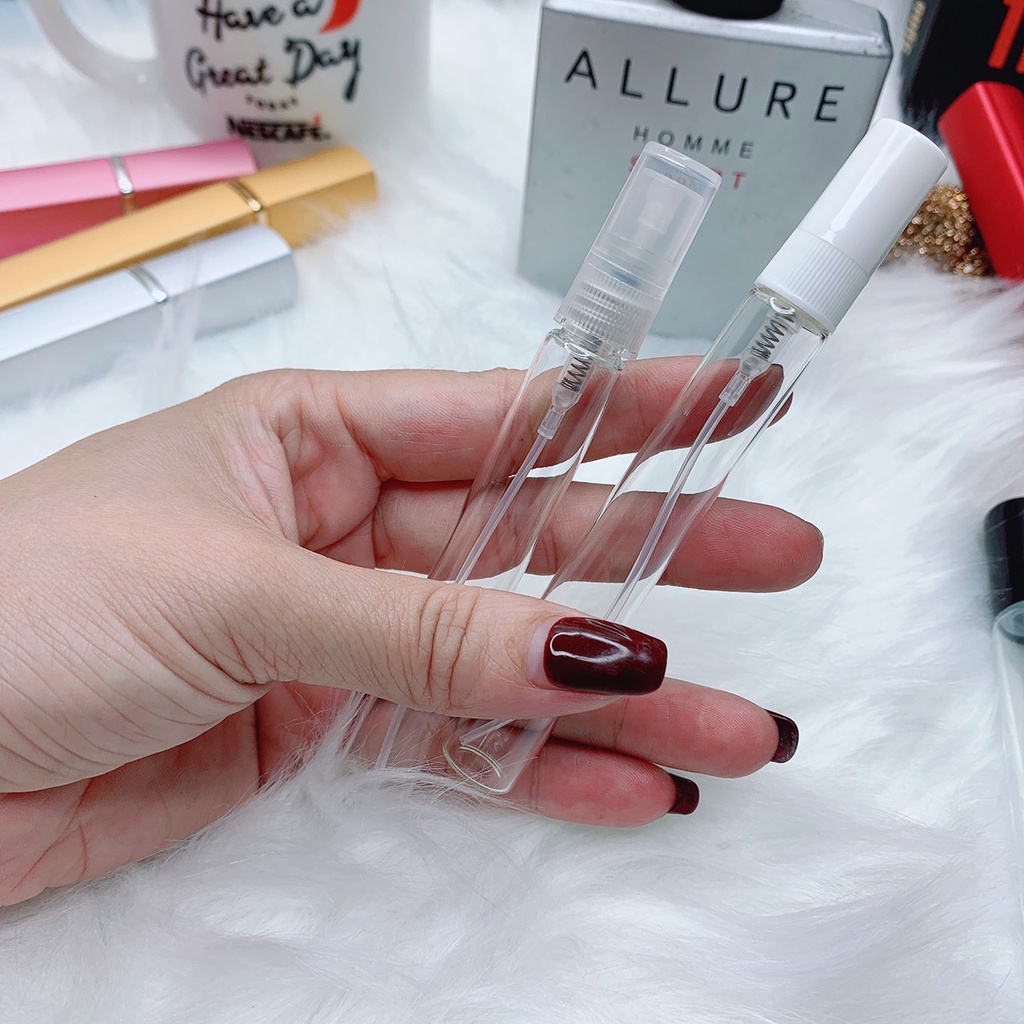 Chai chiết nước hoa trụ tròn  2ML 3ML 5ml và 10ml