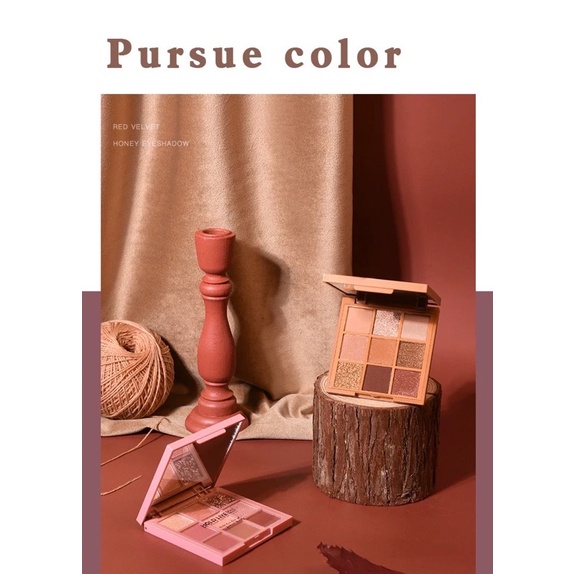 Bảng Phấn Mắt 9 ô Siêu Đẹp Hold live Pro