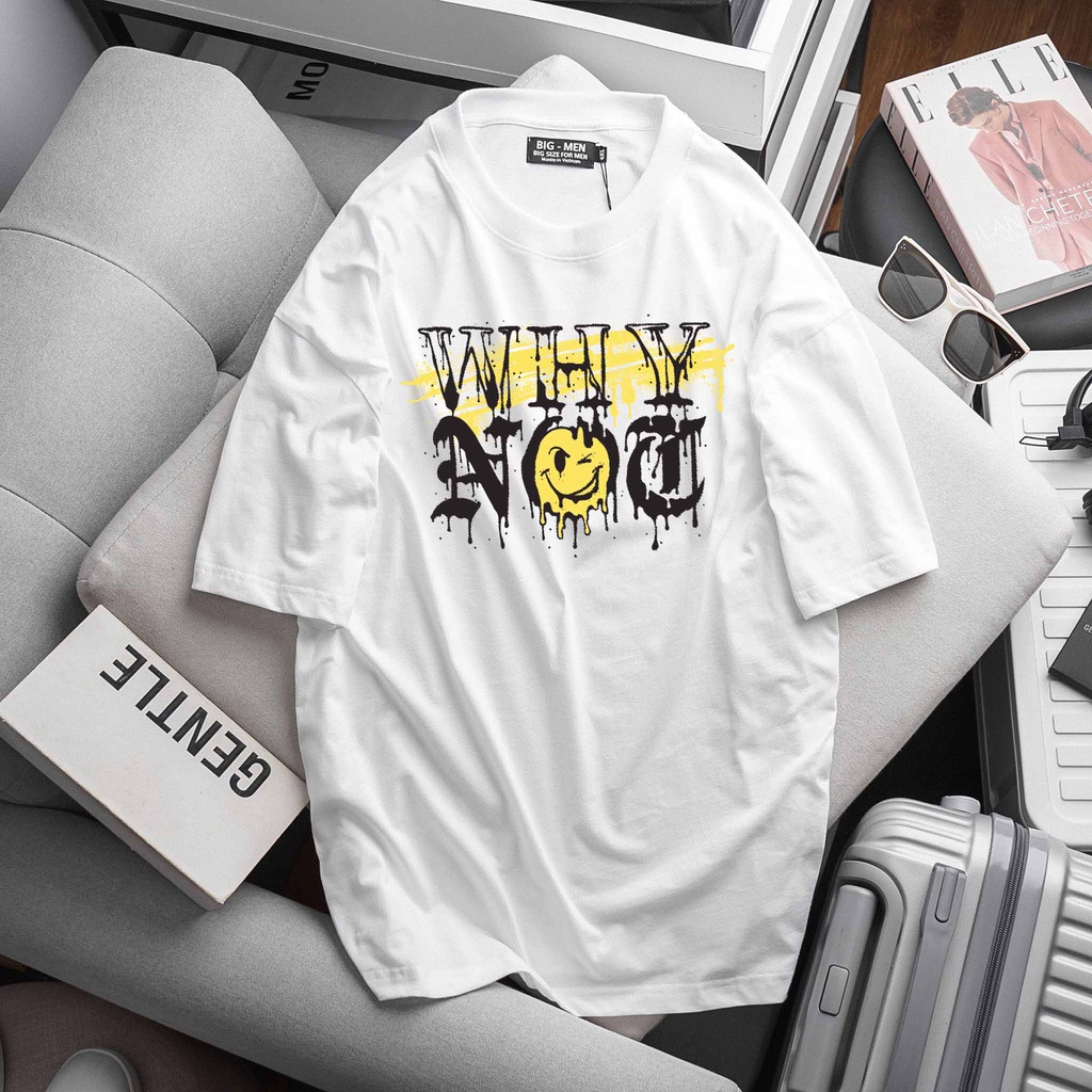 Áo thun nam tay ngắn form bigszie 75 - 125kg - in nhiều hình