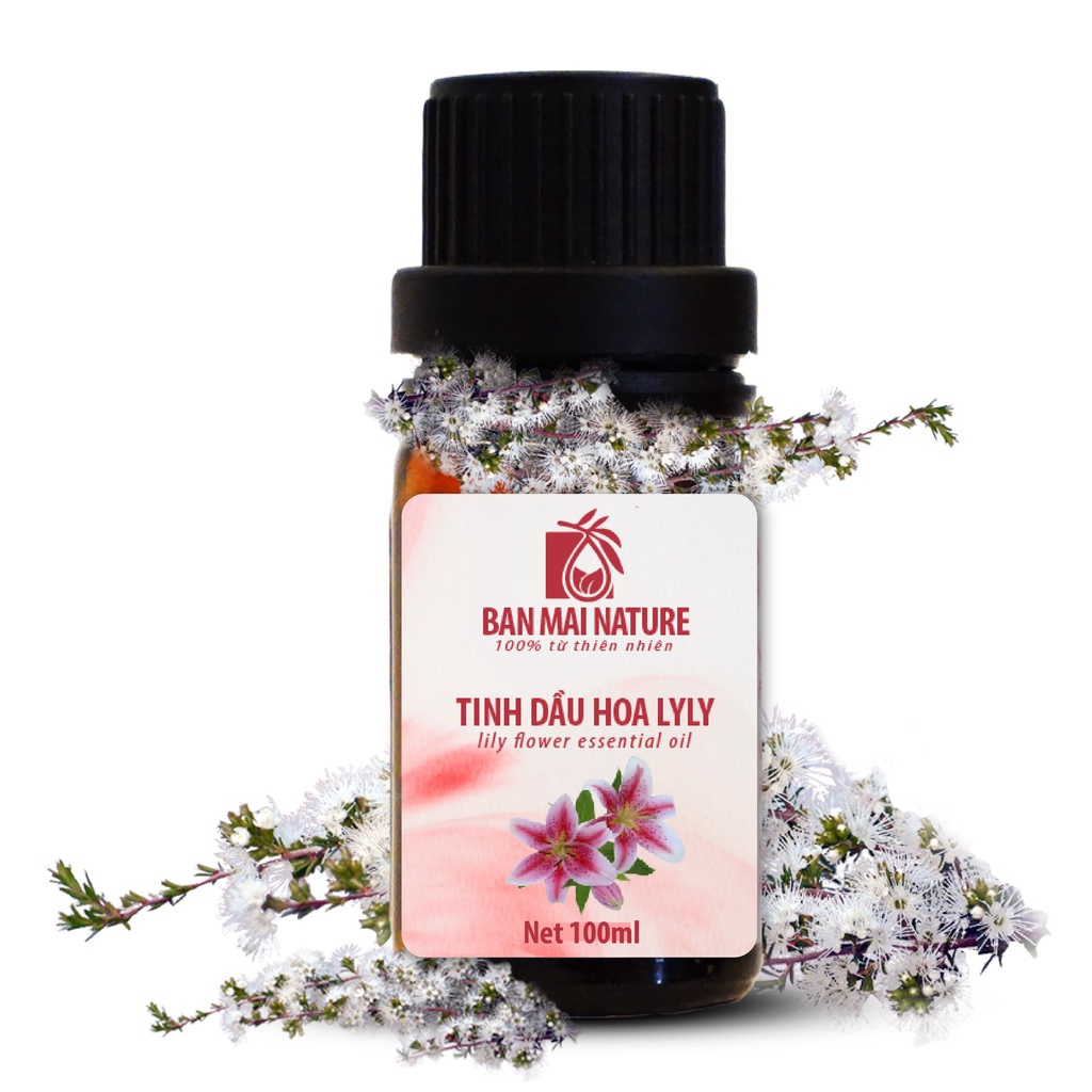 Tinh dầu Hoa lyly 100ml, thư giãn, thơm phòng, khử mùi xe hơi, tủ quần áo, tinh dầu ban mai