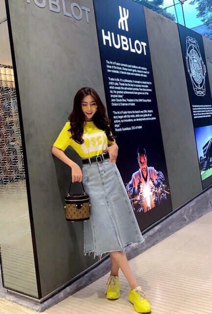 CHÂN VÁY BÒ DÀI ( kèm ảnh thật ) | BigBuy360 - bigbuy360.vn