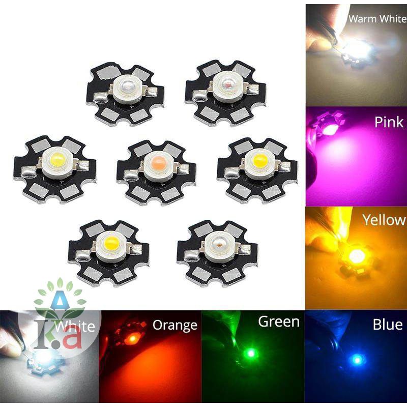 Đế tản nhiệt, led luxeon 1W, 3W... giá tốt nhất.