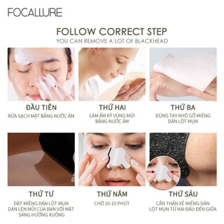 Miếng dán mũi lột mụn đầu đen focallure làm sạch sâu 2.2g