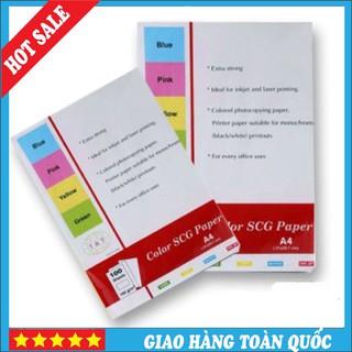 ❤️SALE❤️ 100 Tờ Giấy Bìa Màu Cứng, Bìa Màu A3, A4 Màu Đẹp HOT TREND