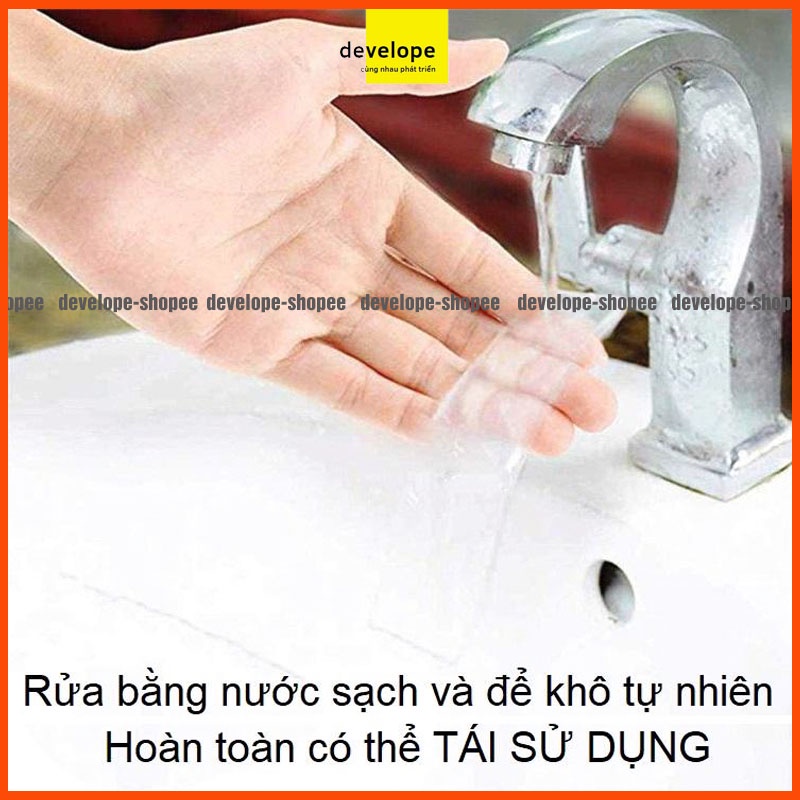 Băng Keo Hai Mặt Dài 1m - 3m - 5m MNS Tape Đa Năng Siêu Dính