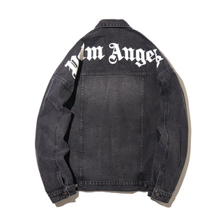 Áo Denim Jacket Palm Angels Unisex phong cách Streetwear