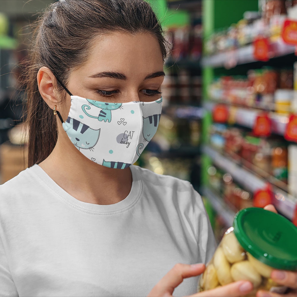 Khẩu trang thú cưng cho bé hoạt hình vui nhộn trẻ em dễ thương Hình Đẹp CARTWELL chống giọt bắn bảo vệ toàn diện kháng k