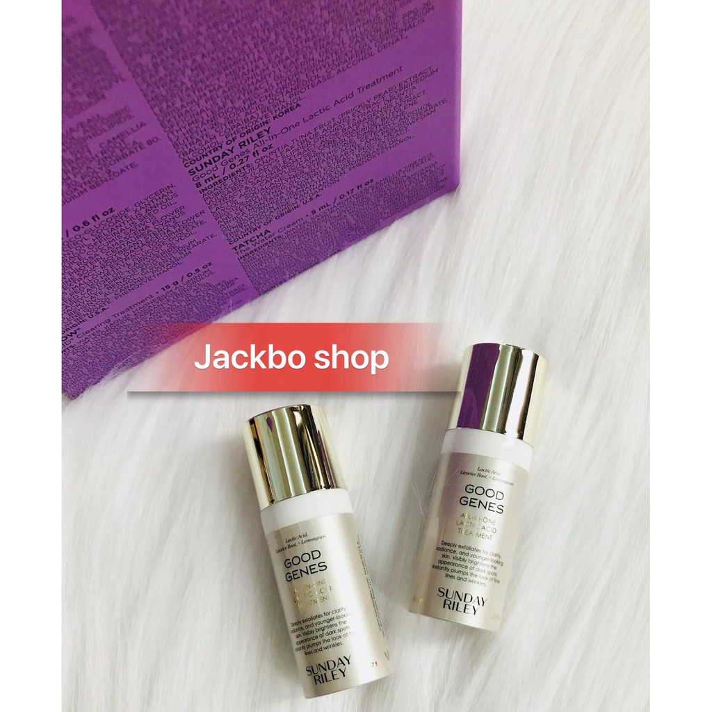 SUNDAY RILEY - COMBO Tinh chất Good Genes + Dầu dưỡng Luna Sleeping Oil | BigBuy360 - bigbuy360.vn