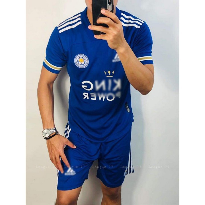 [ Hàng Hot ] Freeship đơn 50k/Bộ quần áo bóng đá CLB Leicester city mùa 2019/2020